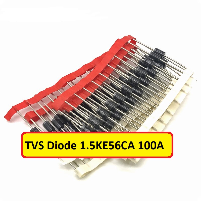 TVS Diode 1.5KE56CA 100A Transient Voltage Suppressor 1.5KE DO-201AD ...