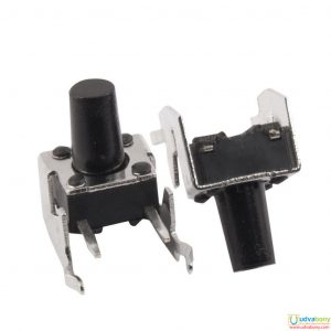 Right Angle Momentary 2Pin Tact Push Button Switch 6x6x7mm