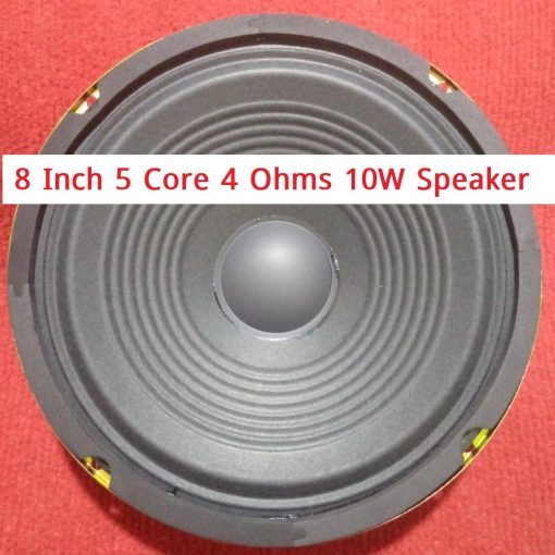 8 Inch 5 Core SIYAM Wide Full Range 8 Inch 4 Ohm 10W Car Subwoofer Audio Speaker 200mm Sub Woofer Loudspeaker Amplifier Speaker For Sound Box Home Theater Amplifiers