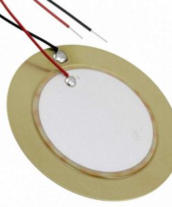 35mm PIEZO ELEMENT Buzzer Wire Copper Piezo Element 35mm Sounder Sensor Trigger Drum Disc Vibration Knock Sensor With Cables