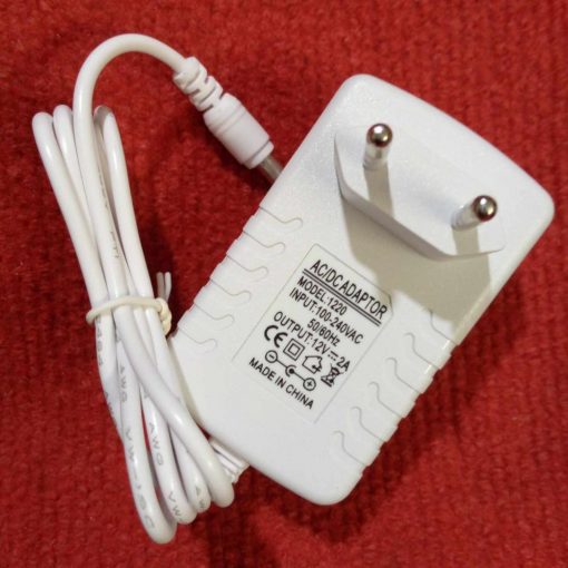 12V 2A White AC 220V To DC 12V 2A Power Supply Adapters Chargers 12V 2Amp Chargers Adaptors For Camera LED Strip Lights