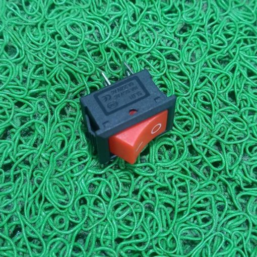 SLD1 6A 2Pin RED BLACK Color MICRO ON OFF Switch 2 Pin 6A 250VAC 2 Positions SPDT ON OFF Boat Rocker Switches Power Rocker Switches Electronic Projects