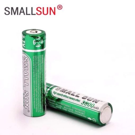 18650 3.7V Li-Ion Small Sun Battery 3800mAh Best Quality