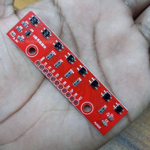 QTR-8RC 8 Channels Digital Infrared Reflectance Sensor Array QTR-8RC IR Infrared Line Tracking Line Following Sensor Module For Arduino Electronics Circuitry & Parts