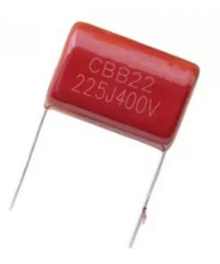 METALLIZED 225j 400V Metallized 225j 400V Polypropylene Capacitor Mylar 2200nF Polyester Film Capacitors 2 Pin Leads Connections Leg