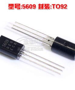 Source Transistor 5609 NPN 20V 1A Low Power NPN Transistors TO-92L Package Bipolar Transistor Plastic 3 Pin Leads Silicon Transistors