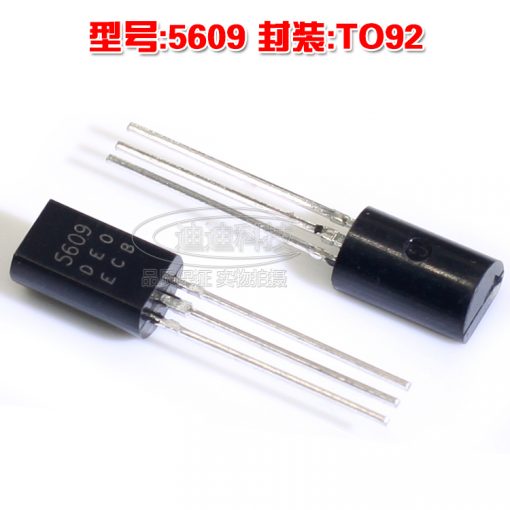 Source Transistor 5609 NPN 20V 1A Low Power NPN Transistors TO-92L Package Bipolar Transistor Plastic 3 Pin Leads Silicon Transistors