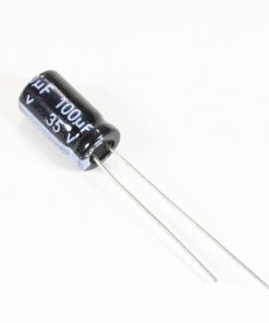 Radial 100uF Electrolytic Capacitor 35V