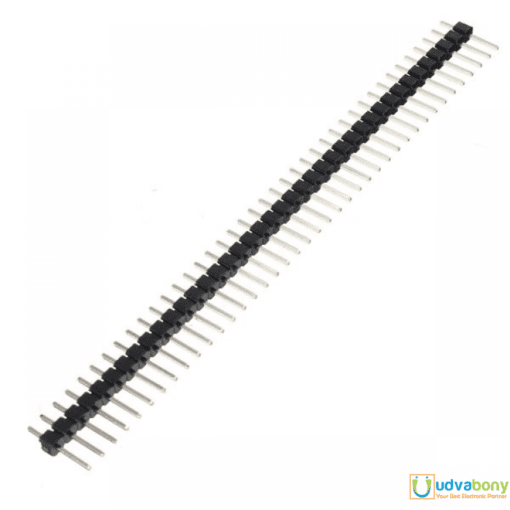 Male Header 40x1 Straight Pins Single Row 2.54mm Pitch Pin Male Header Connector Strip