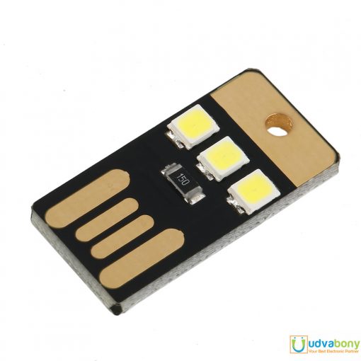 Portable Mini USB Power LED Light Pocket Card