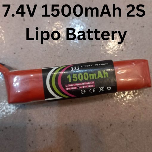 Lipo Battery 7.4V 1500mAh 2S 25C