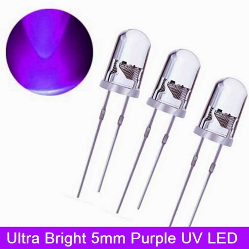 Dc V Ma Mm Purple Uv Led Diode Lights Emitting Diodes