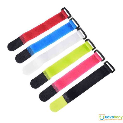 RC Lipo Battery Strap Belt 26x2cm Non Slip Tie Strong Cable Reusable Battery Tie Down Belt For RC Boat Battery Parts