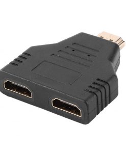 2 In 1 HDMI Male To Dual HDMI Female Port Gold Plated Audio Video Splitter Adapter Converter 1080P HD TV HD PC Monitor