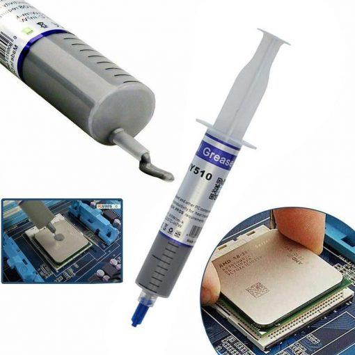 Halnziye HY510 HY 510 Silicone Thermal Paste 20gm Thermal Grease Paste Silicone Heatsink Compounds CPU Processor VGA Graphics Card LED IC Metal Based