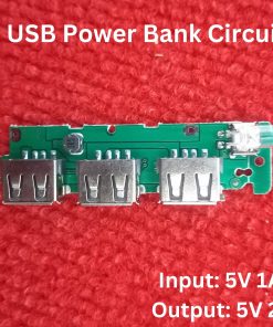 3 USB Power Bank Circuit Input DC 5V 1A Micro USB Socket Output DC 5V 2A 1A Three USB & BMS Protection Lithium Battery 3.7V 14500 18650 Battery Mobile Phone Charging Module