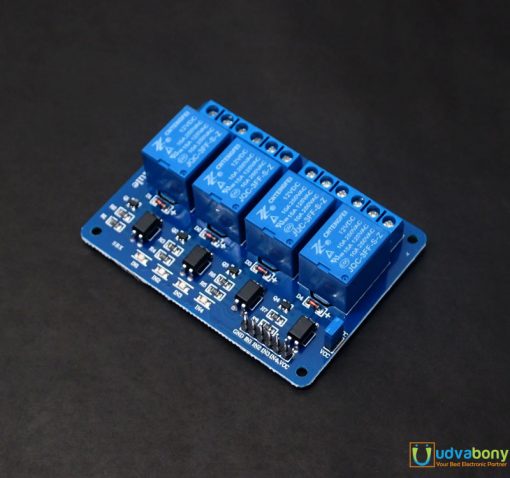 Relay Module DC 12V Four Channel Isolated Control Module With Screw Terminal For Arduino 4 Channel DC12V With Optocoupler Protection