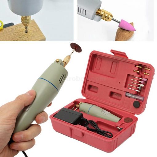 Normal Quality High Precision Mini Drill Machine DC12V 12000RPM PCB Drill Set With Adapter