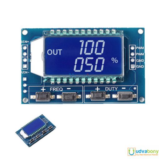 Signal Generator PWM Pulse Frequency Duty Cycle Adjustable Module LCD Display 3.3V-30V 1Hz-150Khz PWM Board Module