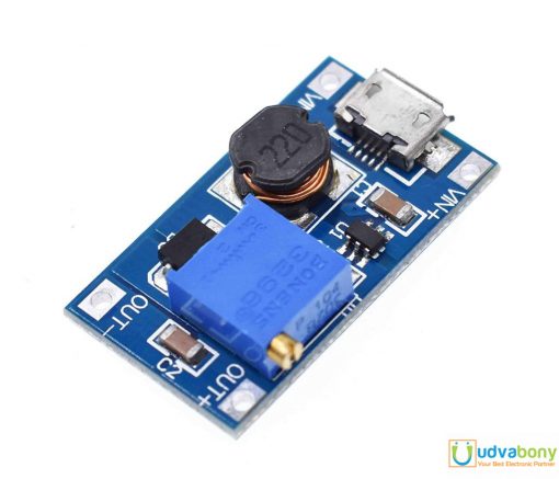 DC DC Step Up MT3608 Boost Converter Micro USB DC 2V-24V to 5V-28V 2A  Adjustable Voltage Regulator Module Power Supply