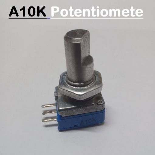 A10K 3 Pin Potentiometer D-Shaft 10K 103 3Pin Potentiometer Volume Potentiometer Solid Shaft Variable Resistor Through Hole