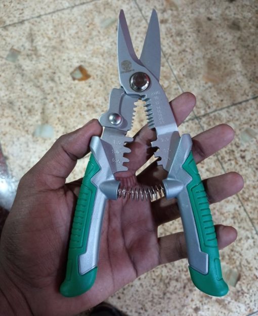 BERRYLION Crimping Pliers 3 in 1 Wire Stripper Scissors