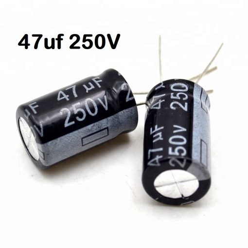 Electrolytic Capacitor 47uF 250V Radial Polarized Aluminum Electrolytic Capacitor