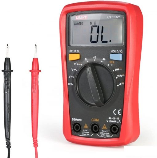 UNI-T UT33A+ Digital Multimeter AC DC Voltage Current Tester