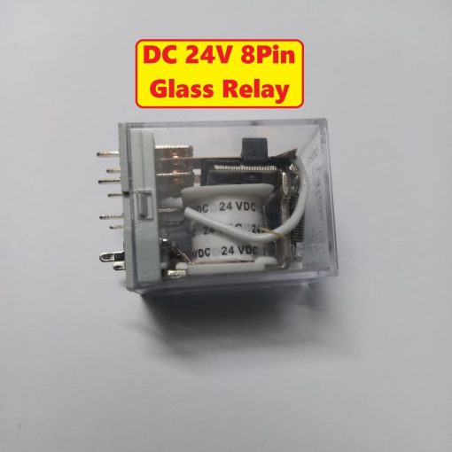 OMRON Thin Pin DC 24V 8 Thin Pin 10A 250VAC Glass Relay LY2 LY2NJ JQX-13F DC24V Coil Power Relay Electromagnetic Relay 8 Pins DPDT 2NO 2NC DC-24V Relay