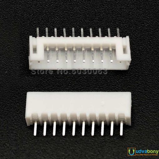 Female Housing JST XH Male Header 10 Pin 2.54mm Pitch Male Connector For Electronics Projects PCB Mount Circuit Breadboard Friendly DIY