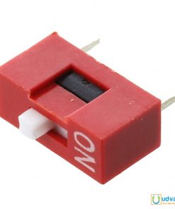 DIP Switch 1 Position Red Color