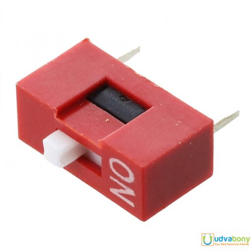 DIP Switch 1 Position Red Color