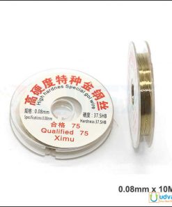 0.08mm Cutting Separator Gold Color Wire