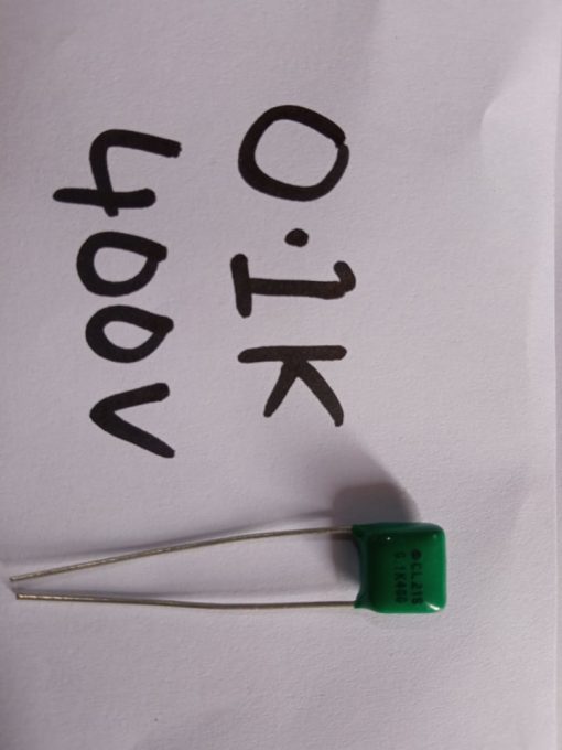 Metallized 0.1K 104 400V Polypropylene Capacitor Mylar 100nF Polyester Film Capacitor