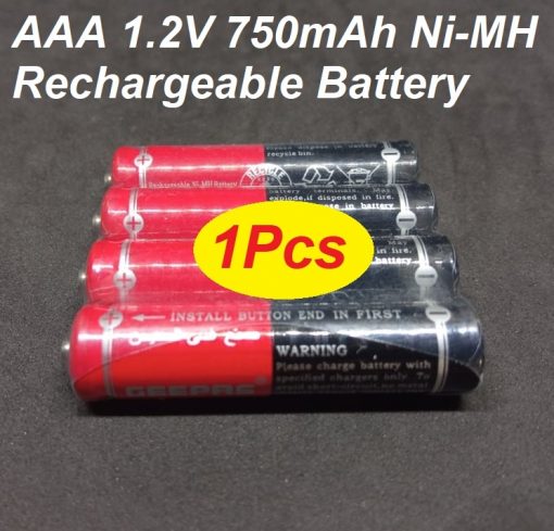 AAA 1.2V 750mAh Ni-MH Rechargeable Triple A Battery For Electric Toy Remote Control Car RC TV Remote Cordless Phone NiMH Batteries 