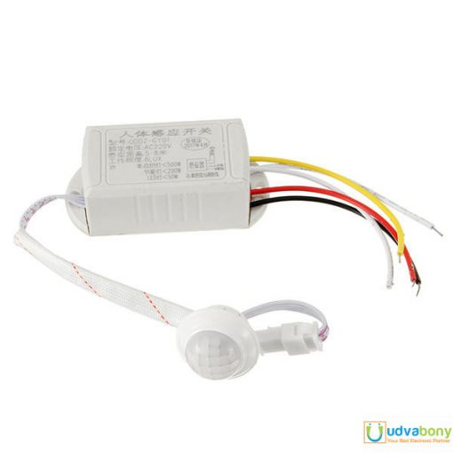 AC 220V Infrared PIR Motion Sensor Switch For LED Light Bulb