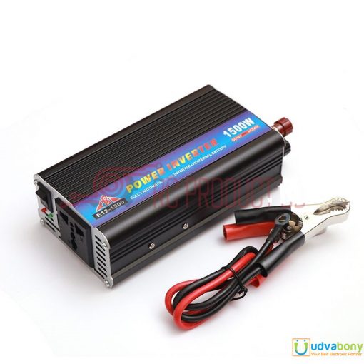 Solar Home Power Inverter 1500W Peak 12V DC To 220V AC Output