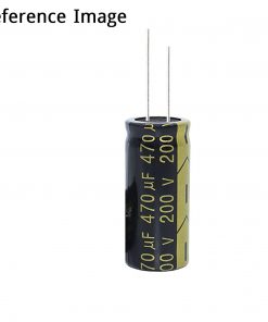 470uF 200V Capacitor RADIAL Electrolytic Capacitor 470uF Capacitor 200V 470uF Radial Polarized Aluminum Electrolytic Capacitors 2 Pin Leads