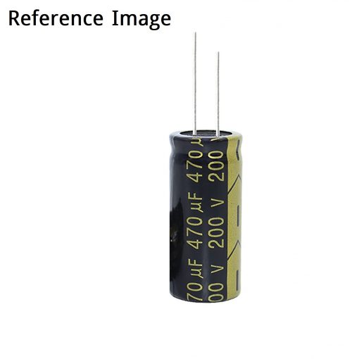 470uF 200V Capacitor RADIAL Electrolytic Capacitor 470uF Capacitor 200V 470uF Radial Polarized Aluminum Electrolytic Capacitors 2 Pin Leads