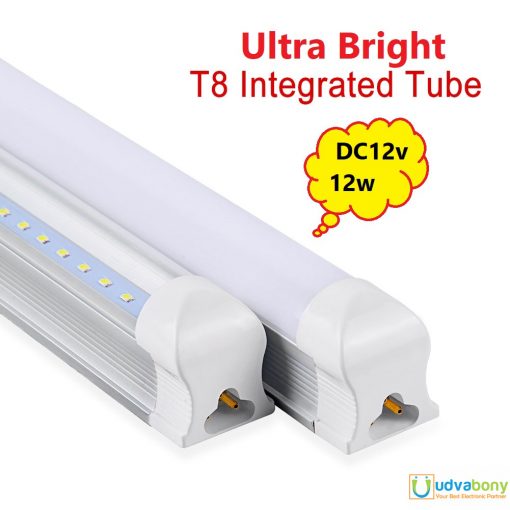 Ultra Bright DC 12V LED Fluorescent T8 Integrated LED T8 Tube Light For Bedroom Garden Outside Solar Light DIY Etc