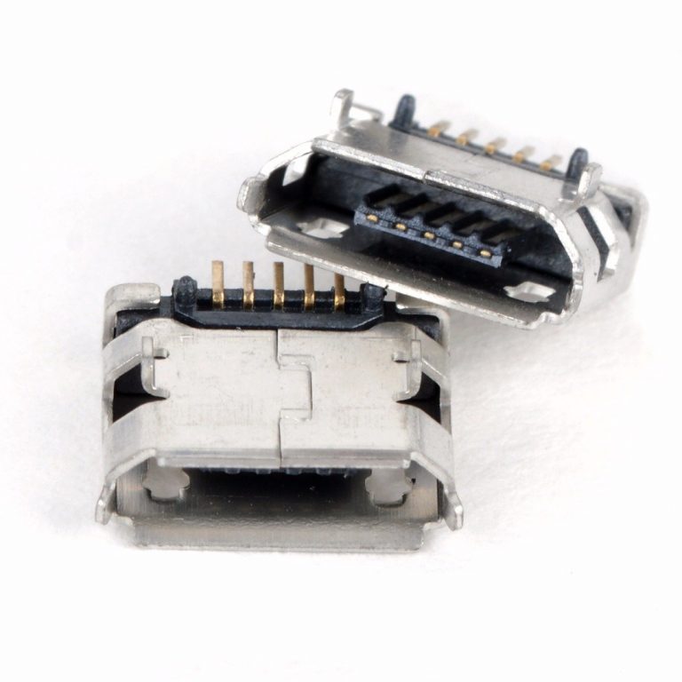 Micro USB Female Connector USB DIP 5 Pin Type B Socket