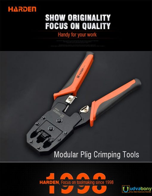 Professional Len Puncher Cable Crimp Tool Wire Stripper