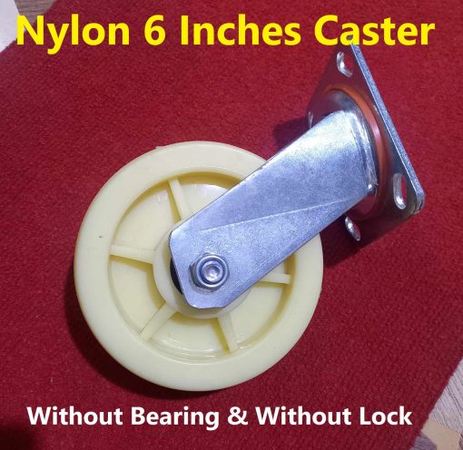 Nylon 6 Inch Caster Wheel