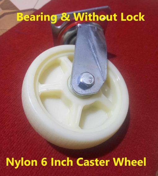 Nylon 6 Inch Caster Wheel