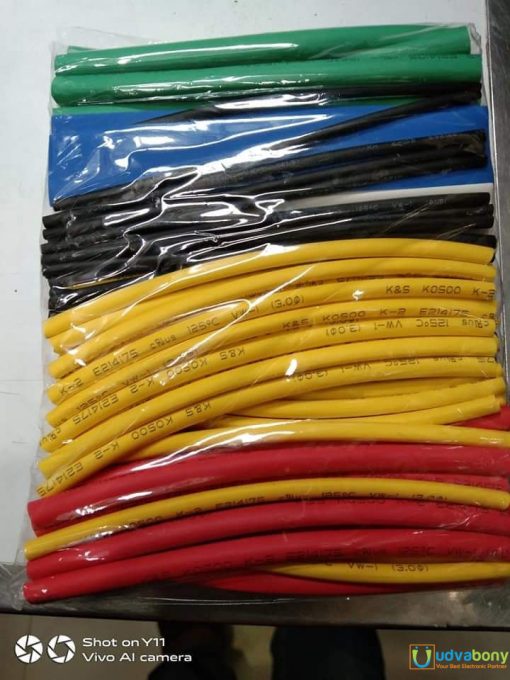 Heat Shrink Tube 6 Color 4 Inch Length 94 Pcs In Packet Tubing Shrinkable Wrap Wire Cable Sleeve Set Heat Shrink Wire DIY Connector Repair