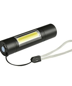 Geepas GP-007 COB Light Rechargeable Flashlight Torch LED USB Portable Torches 4 Modes Use Of LED Work Light Household Outdoor