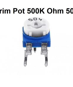 Trimmer Trim Pot 500K Ohm 504 RM065 RM-065 Trimpot Potentiometer Variable Resistor Top Adjustment Single Turn 6mm V/R Breadboard Friendly  