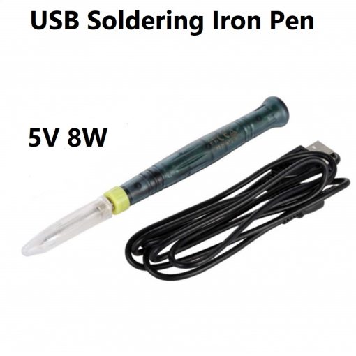 DC 5V 8W Mini Portable USB Electric Powered Soldering Iron Pen