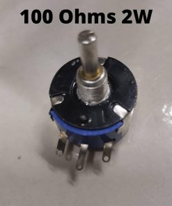 Single Coil 100ohm 2W Carbon Film Linear Or Rotary Taper Potentiometer