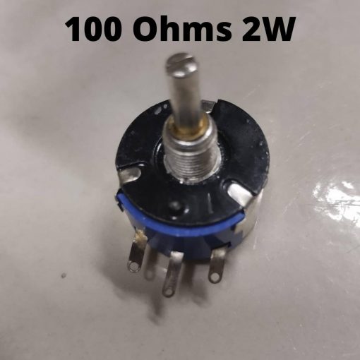 Single Coil 100ohm 2W Carbon Film Linear Or Rotary Taper Potentiometer